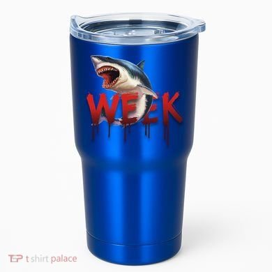 Week Of The Shark Logo Tumbler