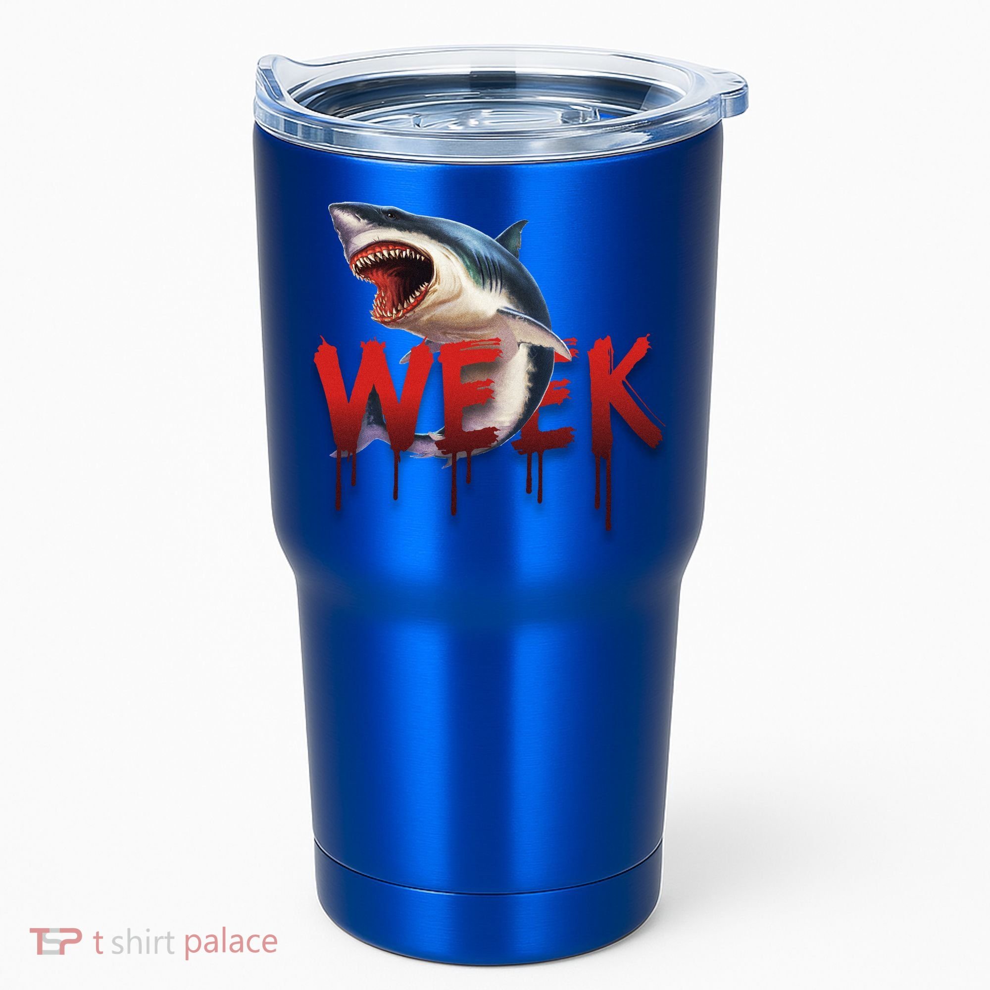 Week Of The Shark Logo Tumbler