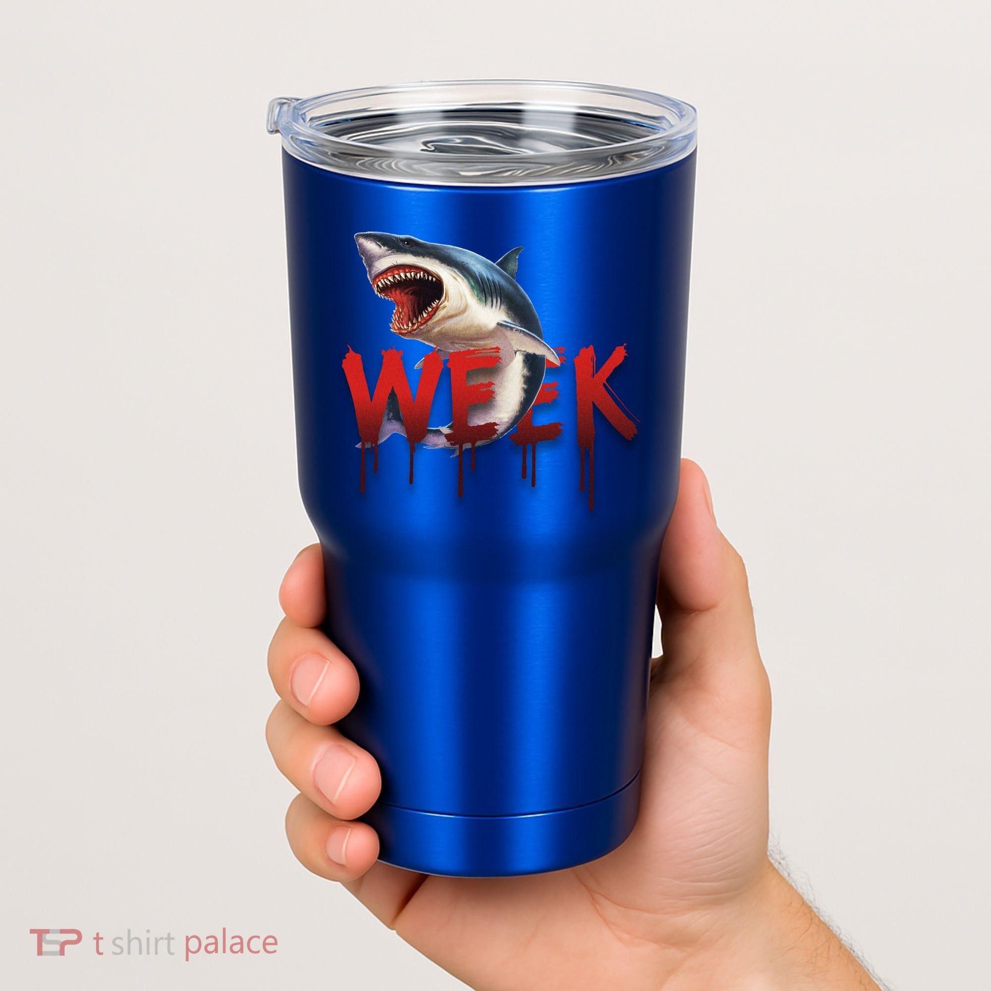 Week Of The Shark Logo Tumbler