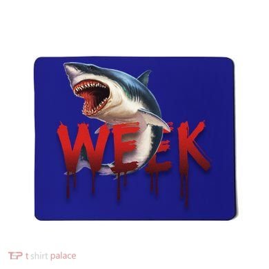 Week Of The Shark Logo Mousepad