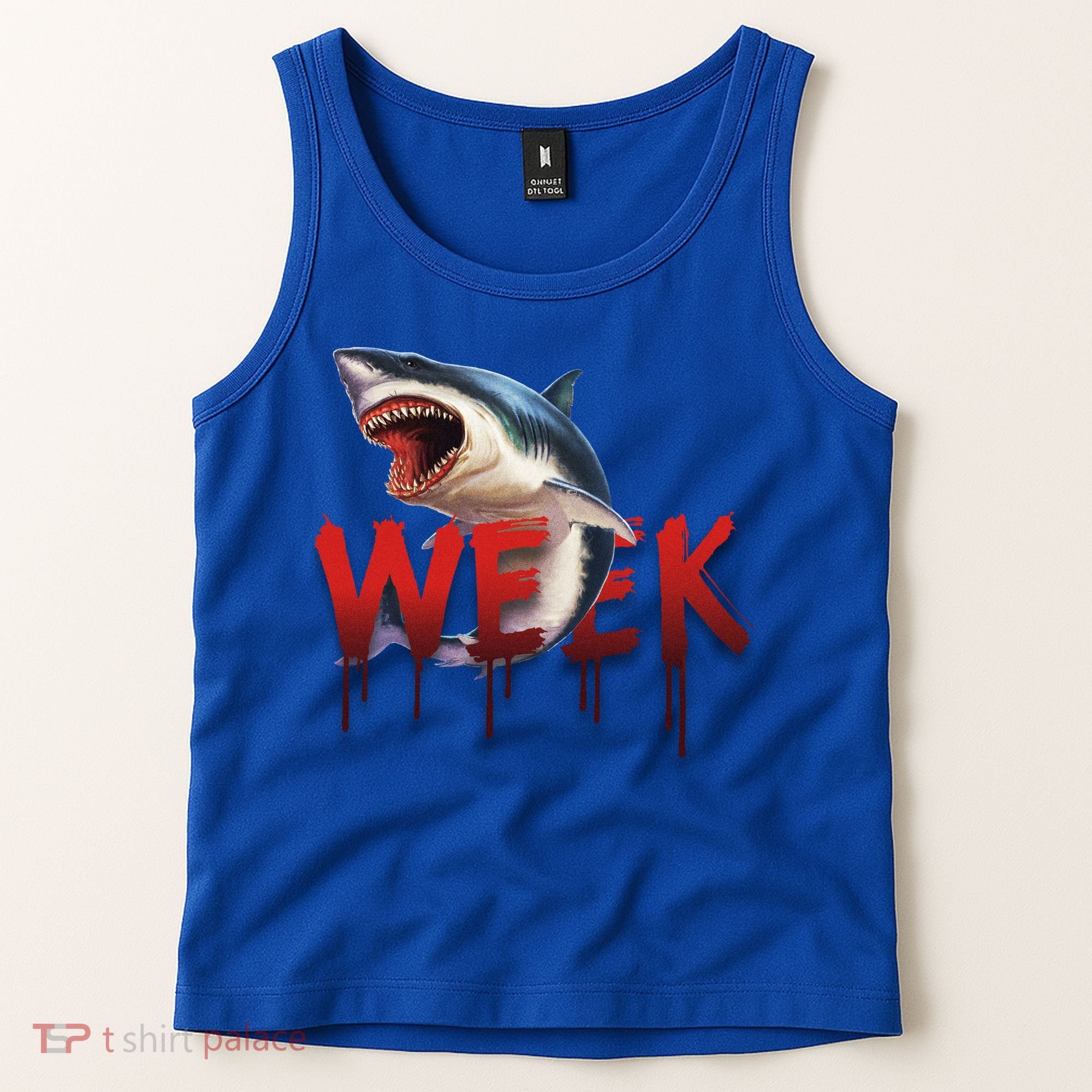Week Of The Shark Logo Tank Top