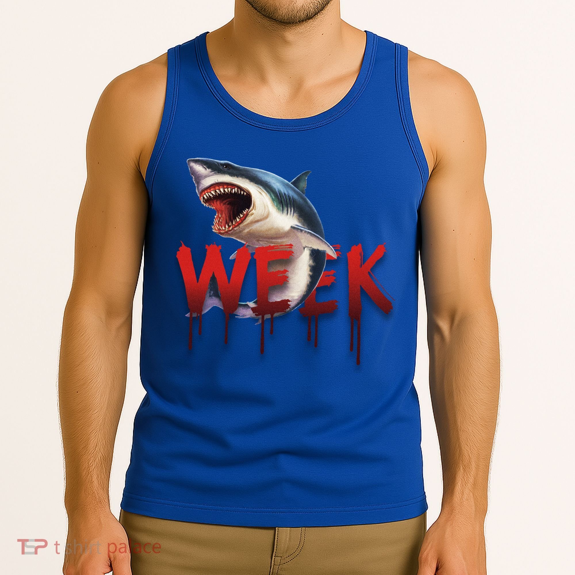 Week Of The Shark Logo Tank Top