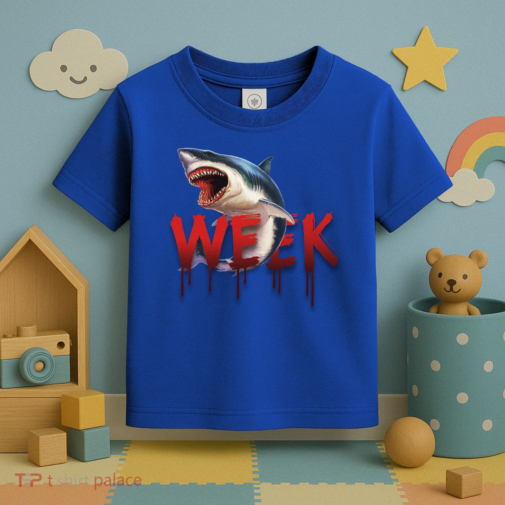 Week Of The Shark Logo Toddler T-Shirt
