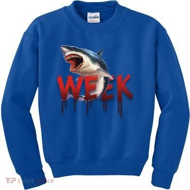 Week Of The Shark Logo Kids Sweatshirt
