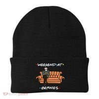 Weekend At Bernie's Meme Beanie thumb 0