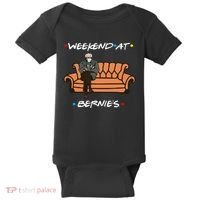 Weekend At Bernie's Meme Baby Bodysuit thumb 0