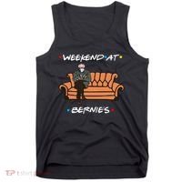 Weekend At Bernie's Meme Tank Top thumb 0