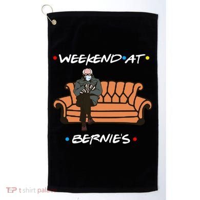 Weekend At Bernie's Meme Golf Towel