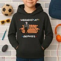 Weekend At Bernie's Meme Kids Hoodie thumb 2