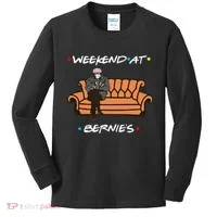 Weekend At Bernie's Meme Kids Long Sleeve Shirt thumb 0