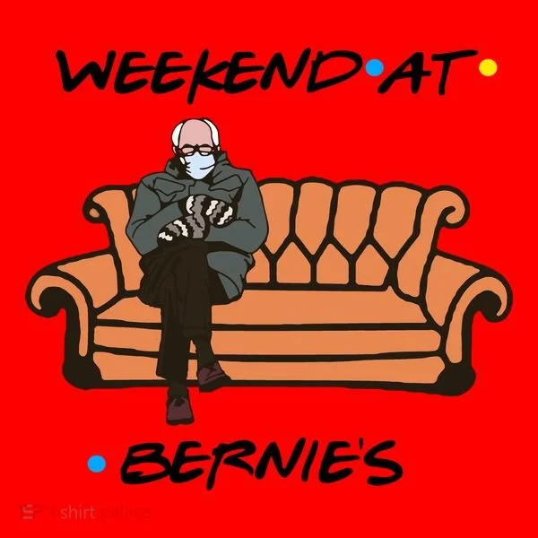 Weekend At Bernie's Meme Santa Hat