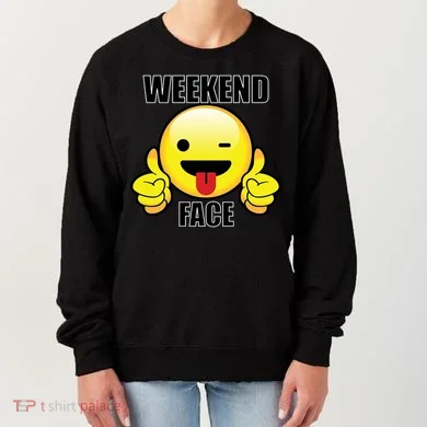 Weekend Face Emoji Women's Sweatshirt