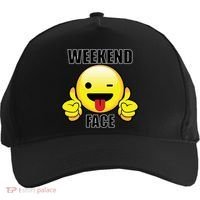 Weekend Face Emoji Five-Panel Snapback Cap thumb 0