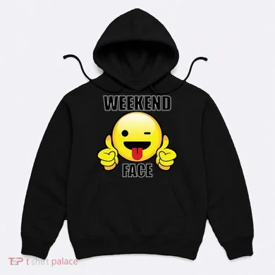 Weekend Face Emoji Hoodie