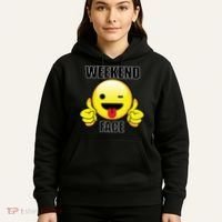 Weekend Face Emoji Hoodie thumb 5