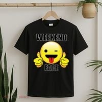 Weekend Face Emoji T-Shirt thumb 2