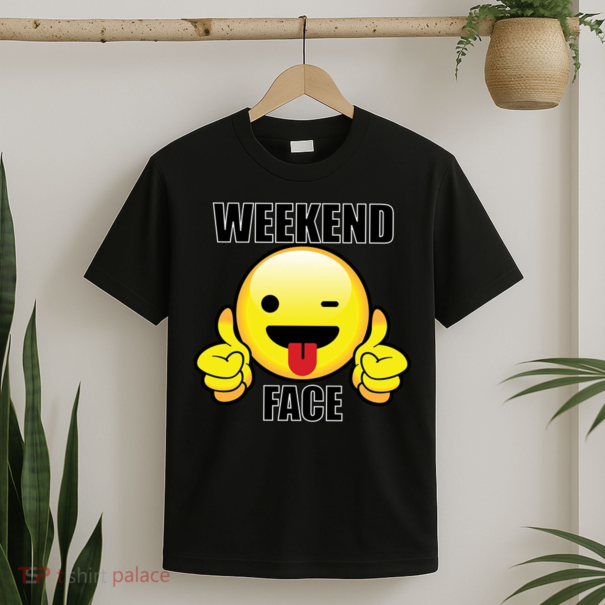 Weekend Face Emoji T-Shirt