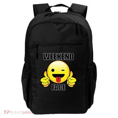 Weekend Face Emoji Backpack
