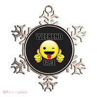 Weekend Face Emoji Ornament thumb 0