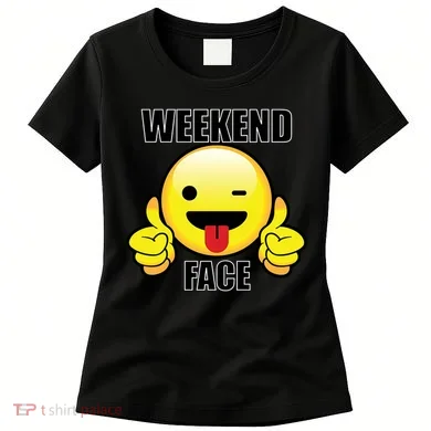Weekend Face Emoji Women's T-Shirt