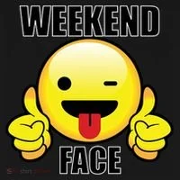 Weekend Face Emoji Kids T-Shirt thumb 4