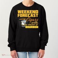 Weekend Forcast Cigars and Bourbon Women's Sweatshirt thumb 0
