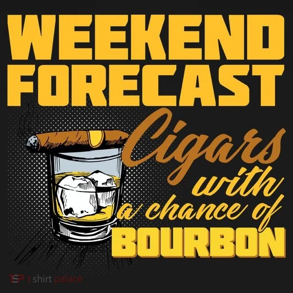 Weekend Forcast Cigars and Bourbon Doggie Tank