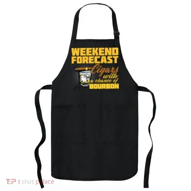 Weekend Forcast Cigars and Bourbon Apron