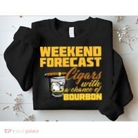 Weekend Forcast Cigars and Bourbon Sweatshirt thumb 2