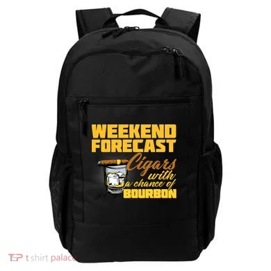 Weekend Forcast Cigars and Bourbon Backpack