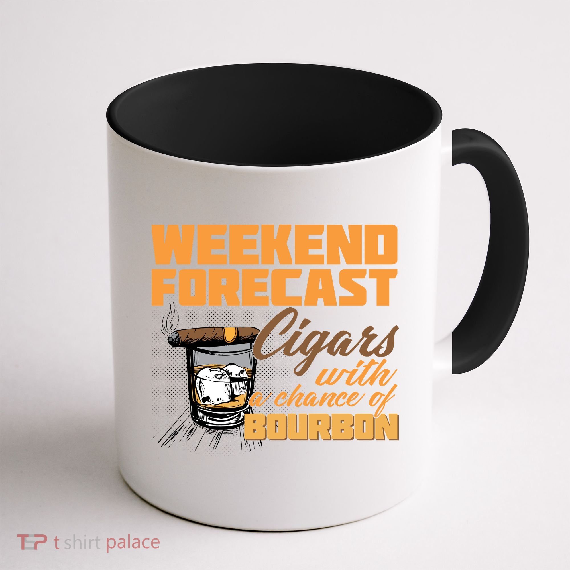 Weekend Forcast Cigars and Bourbon Coffee Mug