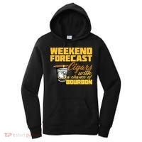 Weekend Forcast Cigars and Bourbon Women's Hoodie thumb 0