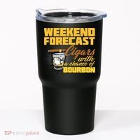 Weekend Forcast Cigars and Bourbon Tumbler thumb 0