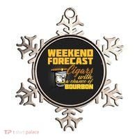 Weekend Forcast Cigars and Bourbon Ornament thumb 0