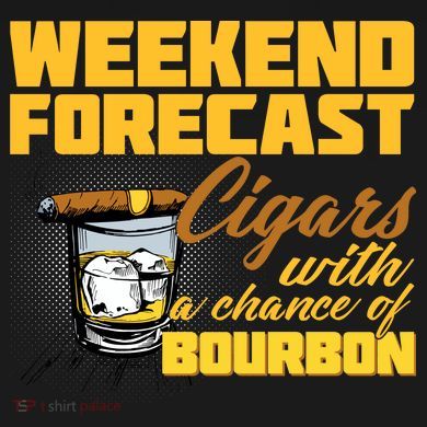 Weekend Forcast Cigars and Bourbon Women's Tank Top