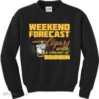 Weekend Forcast Cigars and Bourbon Kids Sweatshirt thumb 0