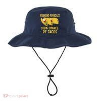 Weekend Forecast 100 Percent Chance Of Tacos Bucket Hat thumb 0