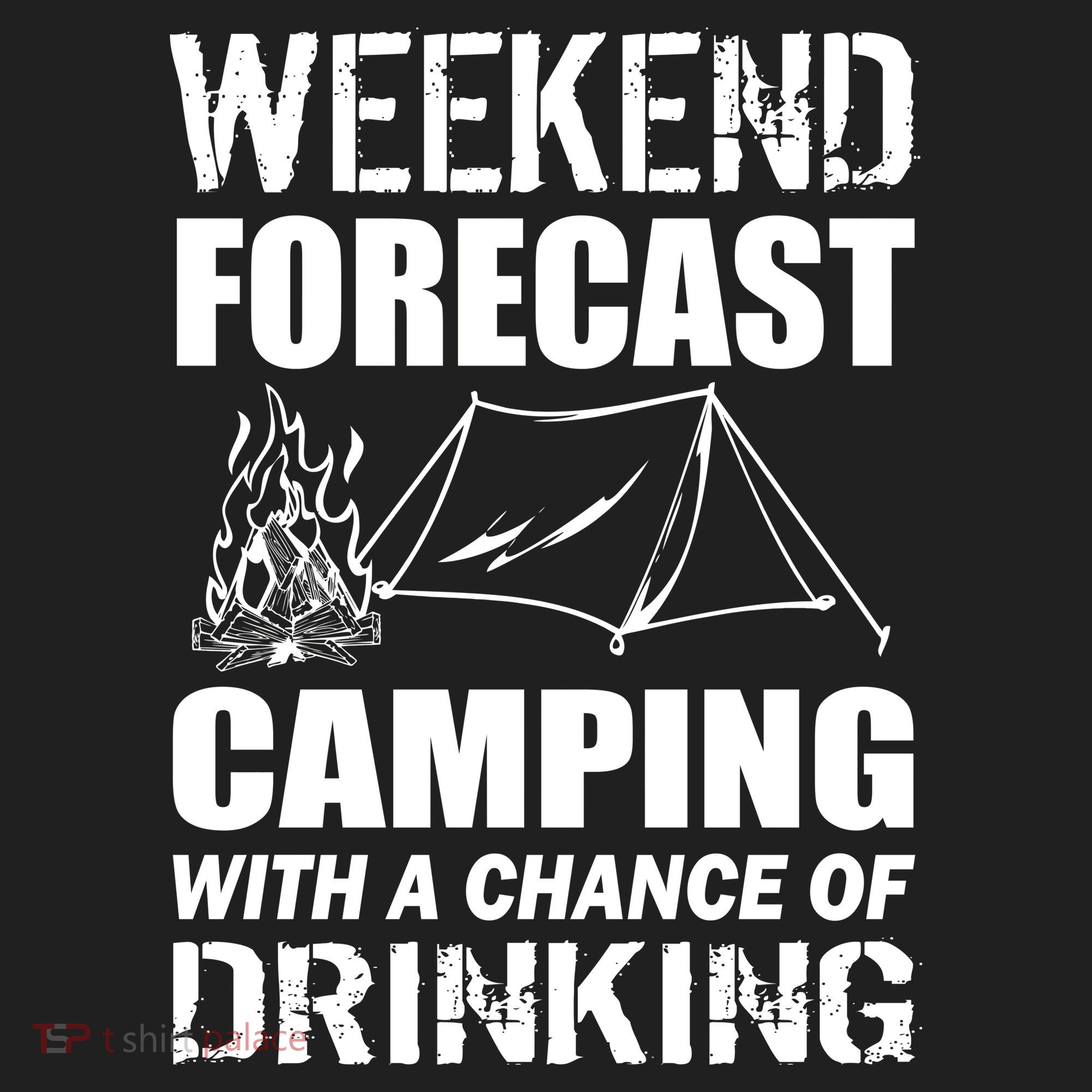 Weekend Forecast Camping With A Chance Of Drinking Women's Sweatshirt