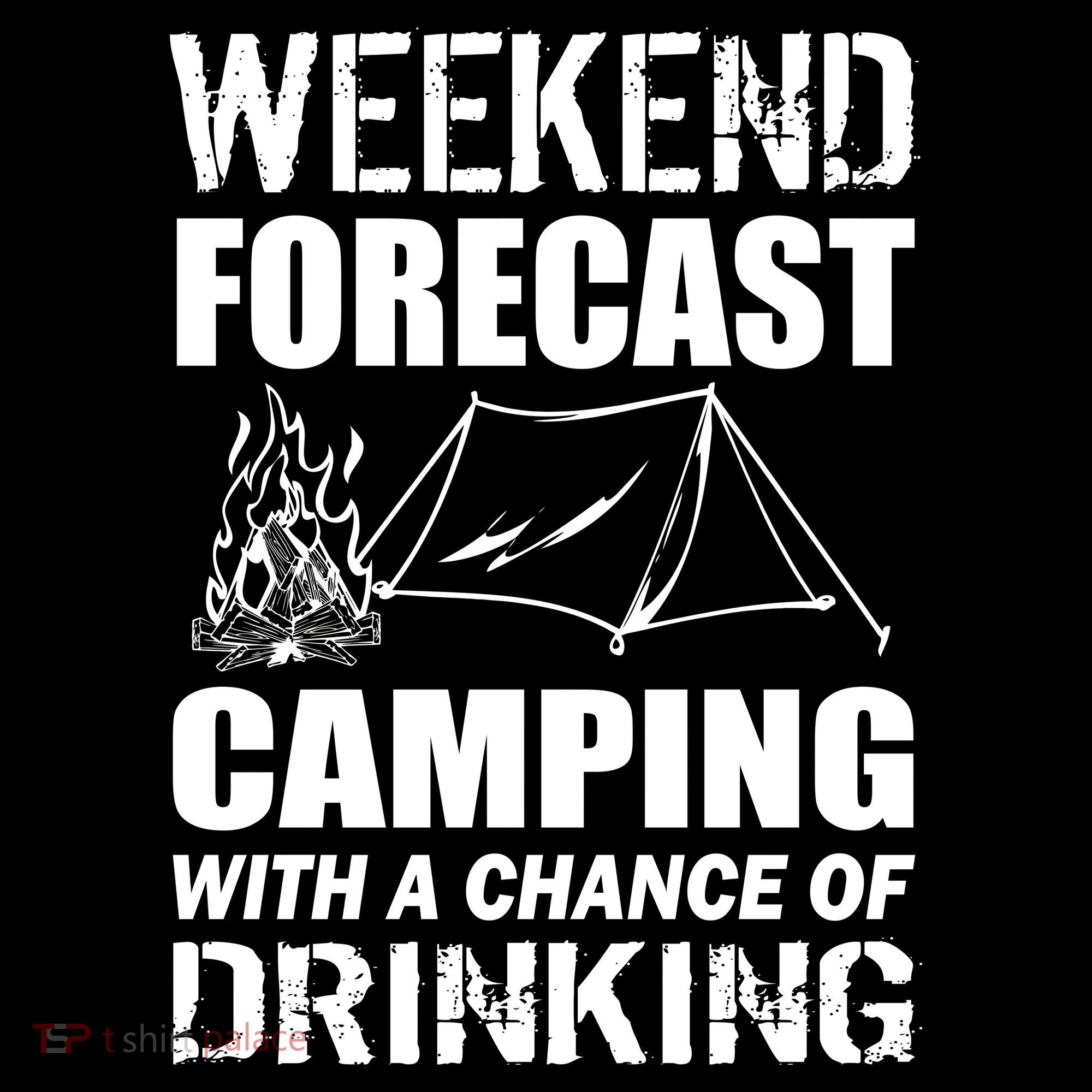 Weekend Forecast Camping With A Chance Of Drinking Mousepad