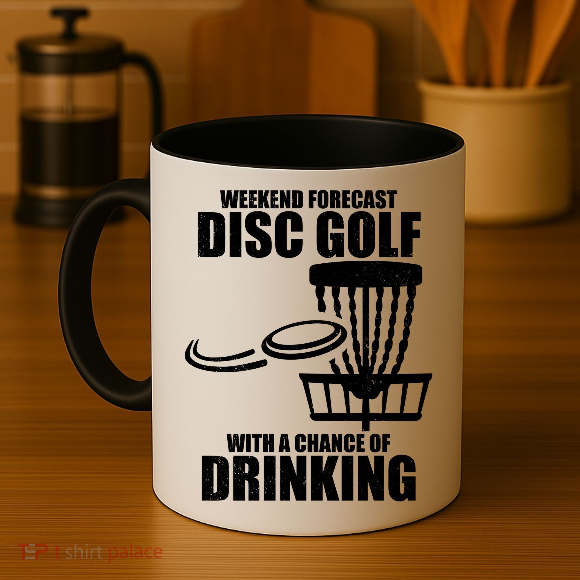 Weekend Forecast Disc Golf Chance Of Drinking Coffee Mug