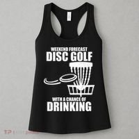 Weekend Forecast Disc Golf Chance Of Drinking Women's Tank Top thumb 3