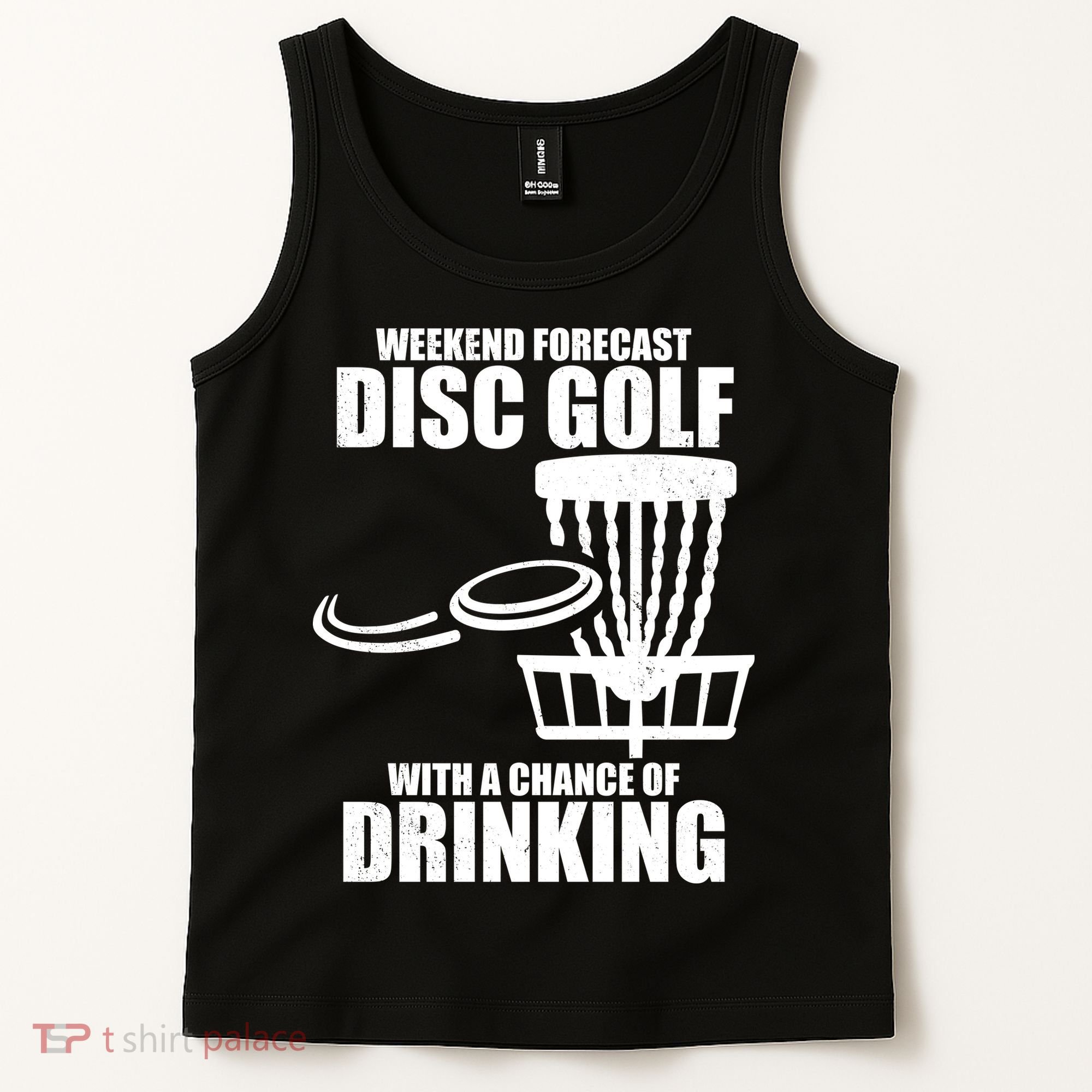Weekend Forecast Disc Golf Chance Of Drinking Tank Top