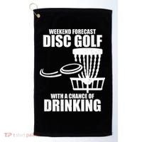 Weekend Forecast Disc Golf Chance Of Drinking Golf Towel thumb 0