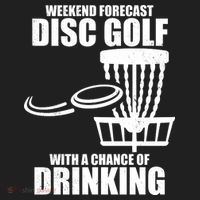 Weekend Forecast Disc Golf Chance Of Drinking Golf Towel thumb 3