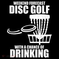 Weekend Forecast Disc Golf Chance Of Drinking Tote Bag thumb 4
