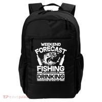 Weekend Forecast Fishing And Drinking Backpack thumb 0