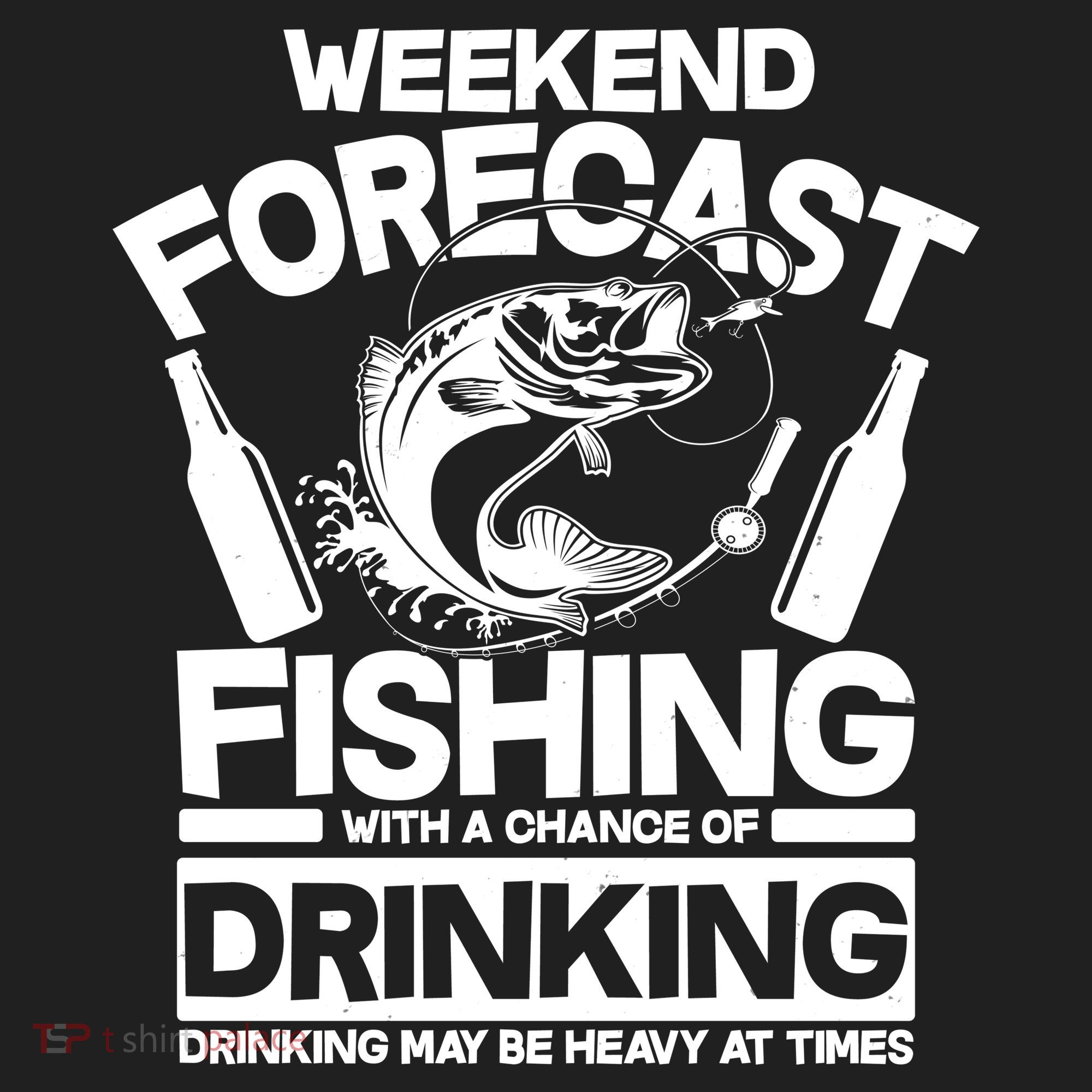 Weekend Forecast Fishing And Drinking Beanie