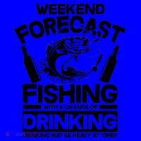 Weekend Forecast Fishing And Drinking Coffee Mug thumb 5