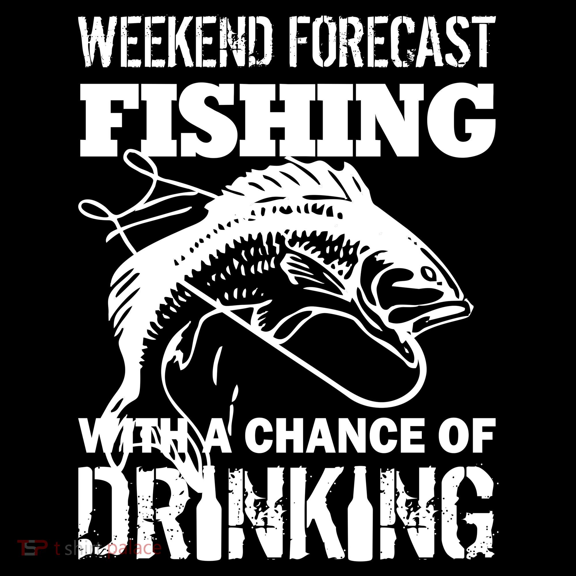 Weekend Forecast Fishing With A Chance Of Drinking Women's Hoodie