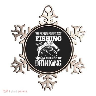 Weekend Forecast Fishing With A Chance Of Drinking Ornament